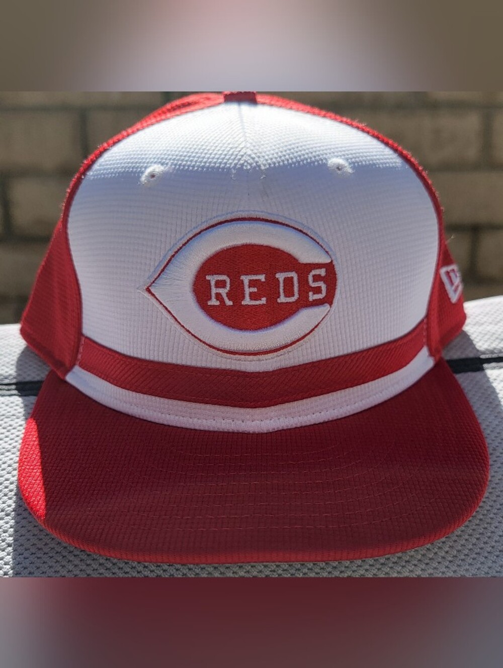 New Era 59FIFTY Cincinnati Reds MLB On-Field Fitted Cap Red/White Size 7 1/4